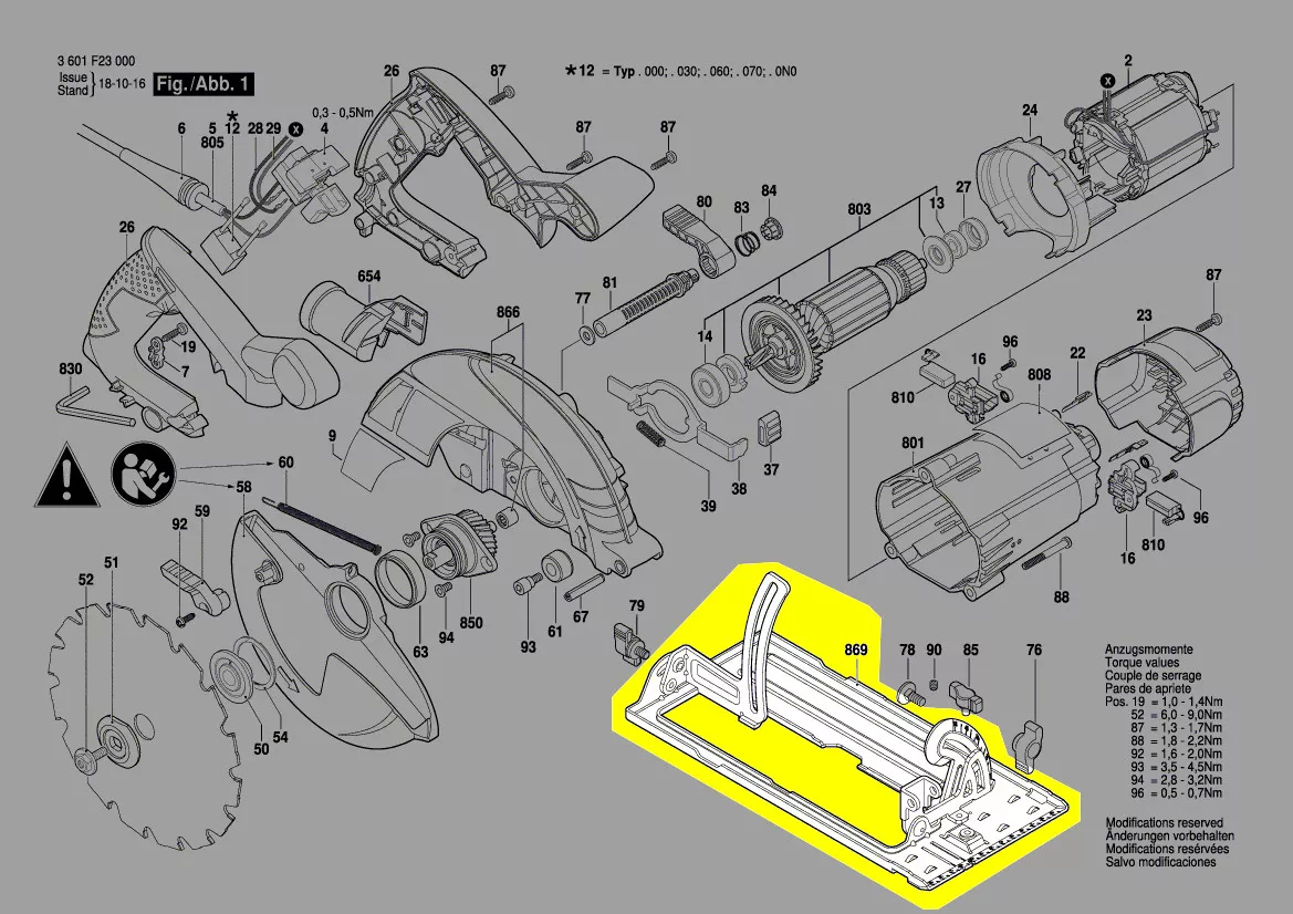 Plaque de base réf. 1 619 P06 391 Bosch